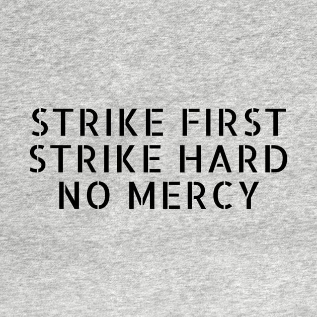 cobra kai quote- strike first strike hard no mercy by TheParallelX